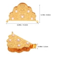thumbnail image 3 of WHAMVOX Toallas De Vertical En Hierro Dorado Europeo Para Y Ahorra Espacio, 3 of 6