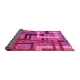 thumbnail image 2 of Ahgly Company Indoor Round Oriental Pink Modern Area Rugs, 3' Round, 2 of 4