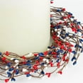 thumbnail image 2 of Fake Americana Pip Berry Wreath - For Farmhouse Home Decor, Entryway Doors or Centerpiece Decorations, 2 of 6