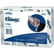 Kleenex C-Fold Hand Towels 1 Ply - C-fold - 10.10" x 13.25" - White - Soft, Absorbent, Foldable - For Hand - 150 Per Bundle - 4 / Pack