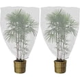 thumbnail image 1 of Fruit Tree Netting, Insect Protection Netting, 2 Pack Plant Protection Netting with Drawstring, Garden Netting (1.2 x 1.8m/0.8mm Mesh Size), 1 of 5