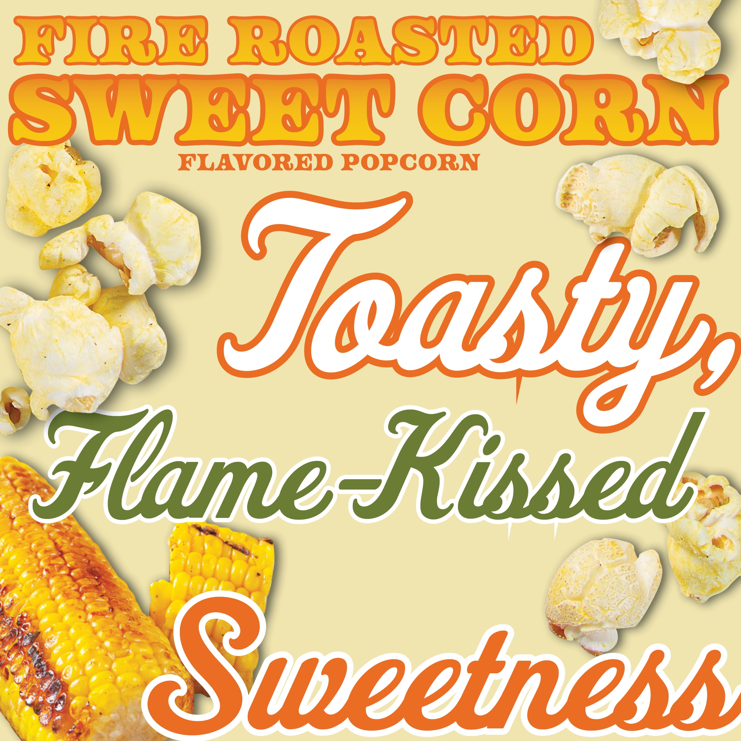 (4 pack) Herr's Sweet Corn Flavored Popcorn, 6 oz