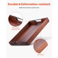 thumbnail image 2 of Bandeja de madera VEVOR de madera de acacia con asas, 43 x 31 x 5 cm, 2 of 9