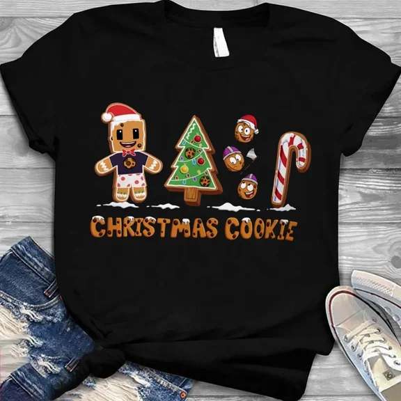 ACookieGod Merch Christmas Cookie T-Shirt