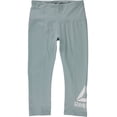 thumbnail image 4 of Reebok Womens Wanderlust Capri Compression Athletic Pants, Green, Medium, 4 of 5