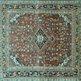 thumbnail image 1 of Ahgly Company Indoor Square Persian Light Blue Traditional Area Rugs, 3' Square, 1 of 4