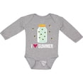 thumbnail image 3 of Inktastic I Love Summer Cute Fireflies Boys or Girls Long Sleeve Baby Bodysuit, 3 of 5