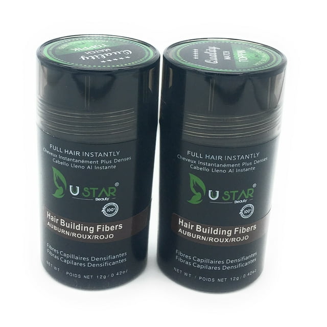 Lot de 2 - Fibres Créatives pour Cheveux Ustar Auburn.42oz
