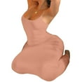 thumbnail image 4 of Robe Maxi Slim Fit Skinny Slim Slim Slim Slim Strap Spaghetti pour Femme, 4 of 6