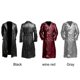 thumbnail image 5 of Faux Leather Long Coat Men Trench Coat Streetwear Faux Leather Men's for Men, New 26s, 5 of 5