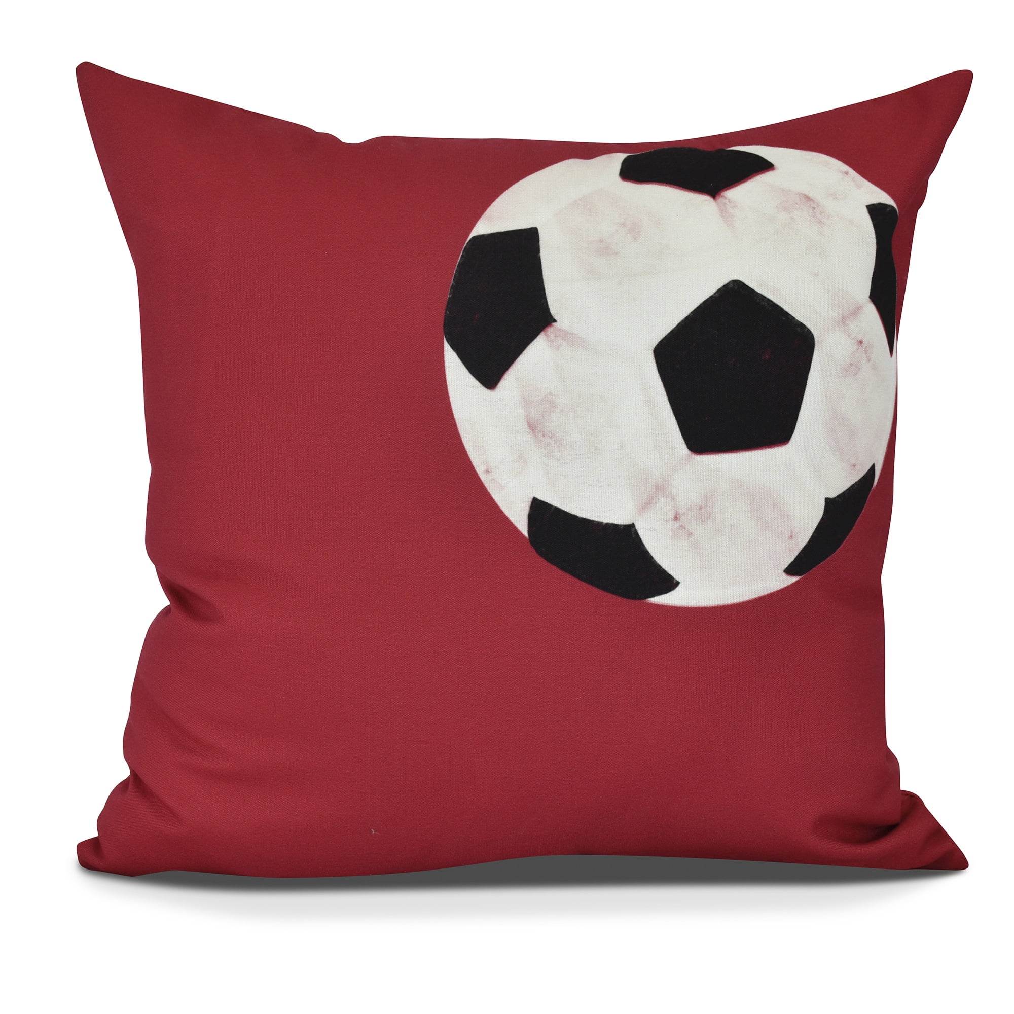 Soccer Ball Geometric Print Pillow