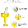 thumbnail image 5 of Banana cepillo de dientes y pasta de dientes Gel Dental Banana Baby cepillo de dientes Gel Dental 2 uds TUNC Sencillez, 5 of 5
