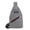 Grey, variant on Mens Mini Crossbody Sling Bag Fashion Chest Shoulder Crossbody Chest Shoulder For Travel Bag