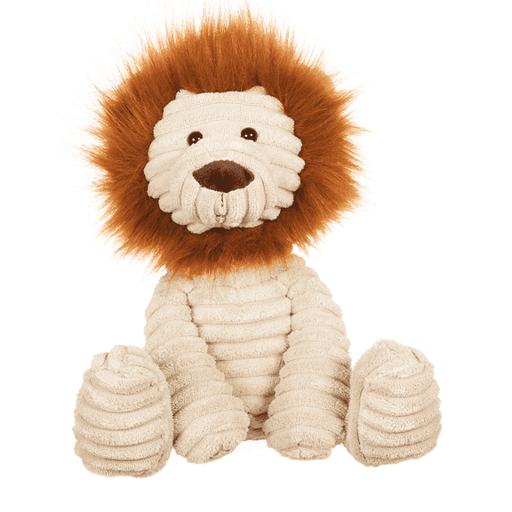 Apricot Lamb Corduroy Lion Stuffed Animals for Kids 8 Inches