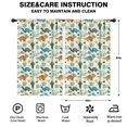 thumbnail image 2 of Blackout Kids Curtains,LightGreen Cartoon Dinosaurs Cactuses Pattern Childrens Insulated Curtains Set Of 2,Bedroom Essentials,Toddler Room Decor 52"x84", 2 of 5