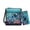 Blue-Dolphin Jellyfish, variant on Sea Turtle Crossbody Handbag Set Butterfly Floral Print Cross Body Bag with Wallet Set Womens Leather Shoulder Handbag Blue Hobo Bag Satchel Purse for Ladies, Pink and Blue