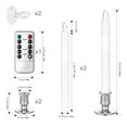 thumbnail image 6 of Window Candles  LED Battery Operated Christmas Candles for Windows with Remote Timer Electric Flameless Candle Lights with Candle Holders Suction Cups for Christmas Decorations, 6 of 7