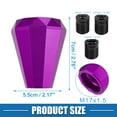 thumbnail image 4 of Unique Bargains Universal Car Gear Shift Knob Stick Shifter Handle Car Interior Shift Knob Purple, 4 of 6