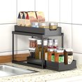 thumbnail image 2 of EastVita Under Sink Organizers, Kitchen Storage Rack, Rust Prevention Under Kitchen Pull-Out Sink Organizers and Storage for Closets, Kitchen, Bathroom, 2 of 7