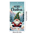 thumbnail image 3 of Ouuluon Festive Christmas Door Cover, 35X71 inch Curtain for Door Wall Holiday Party Decoration, 3 of 7