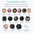 thumbnail image 5 of Compatible con correas Samsung Galaxy Watch 3 de 41 mm, Galaxy Watch Active 2 de 40 mm y 44 mm, Galaxy Watch Active y Galaxy Watch de 42 mm (gris-s), 5 of 5