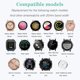 thumbnail image 5 of Compatible con correas Samsung Galaxy Watch 3 de 41 mm, Galaxy Watch Active 2 de 40 mm y 44 mm, Galaxy Watch Active y Galaxy Watch de 42 mm (gris-s), 5 of 5
