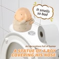 thumbnail image 4 of XIBUFE Boy Holding Nose Bathroom Statue,Funny Knick Knacks for Shelves,Quirky Toilet Home Decor Sculptures and Figurines,Funky Restroom Art Signs,Whimsical Teen Bathroom Decor Gifts, 4 of 10