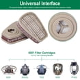 thumbnail image 4 of iMounTEK 2PCS 6001 Respirator Filter Organic Vapor Filter Protect Against Organic Vapors, Dust, Acid Gases, Formaldehyde for 6200/7501/7502/6502/6800, 4 of 7