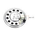 thumbnail image 3 of Unique Bargains Haut-Parleur Magnétique DIY 0.5W 8 Ohms, Forme Ronde 27mm, Remplacement pour Intercom de Construction 8 Pcs, 3 of 3