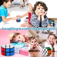 thumbnail image 5 of Cubo de Rubik redondo 2x3x3, juguete de rompecabezas de velocidad, cubo de Rubik de 66 mm, negro, regalo para niños, 5 of 5