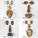thumbnail image 5 of Decoración de la cara del árbol Cara del árbol Anciano Abrazador de árboles Jardín Mirilla Escultura Tronco Colgante Decoración navideña Ojos grandes Resistente a la intemperie para patio al, 5 of 5