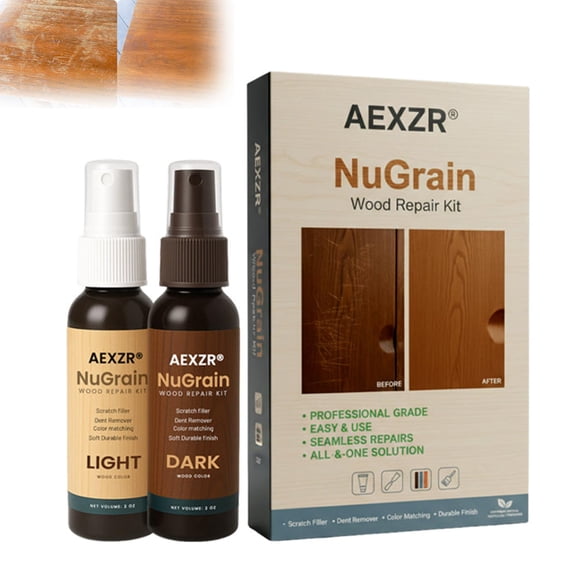 AEXZR NuGrain Wood Repair Kit, Old English Scratch Cover for Wood, Restore a Finish for Wood, Wood Furniture Repair Kit for Hard Wood Laminate Vinyl Floort (1)