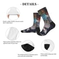 thumbnail image 4 of Rocae Elephant Fireworks Celebration for Adult Socks Casual Athletic Stretchy Loose Socks for Women Men Non-Slip Middle Tube Socks, 4 of 7