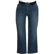 Women's Plus Sparkle Stud Jeans with Belt