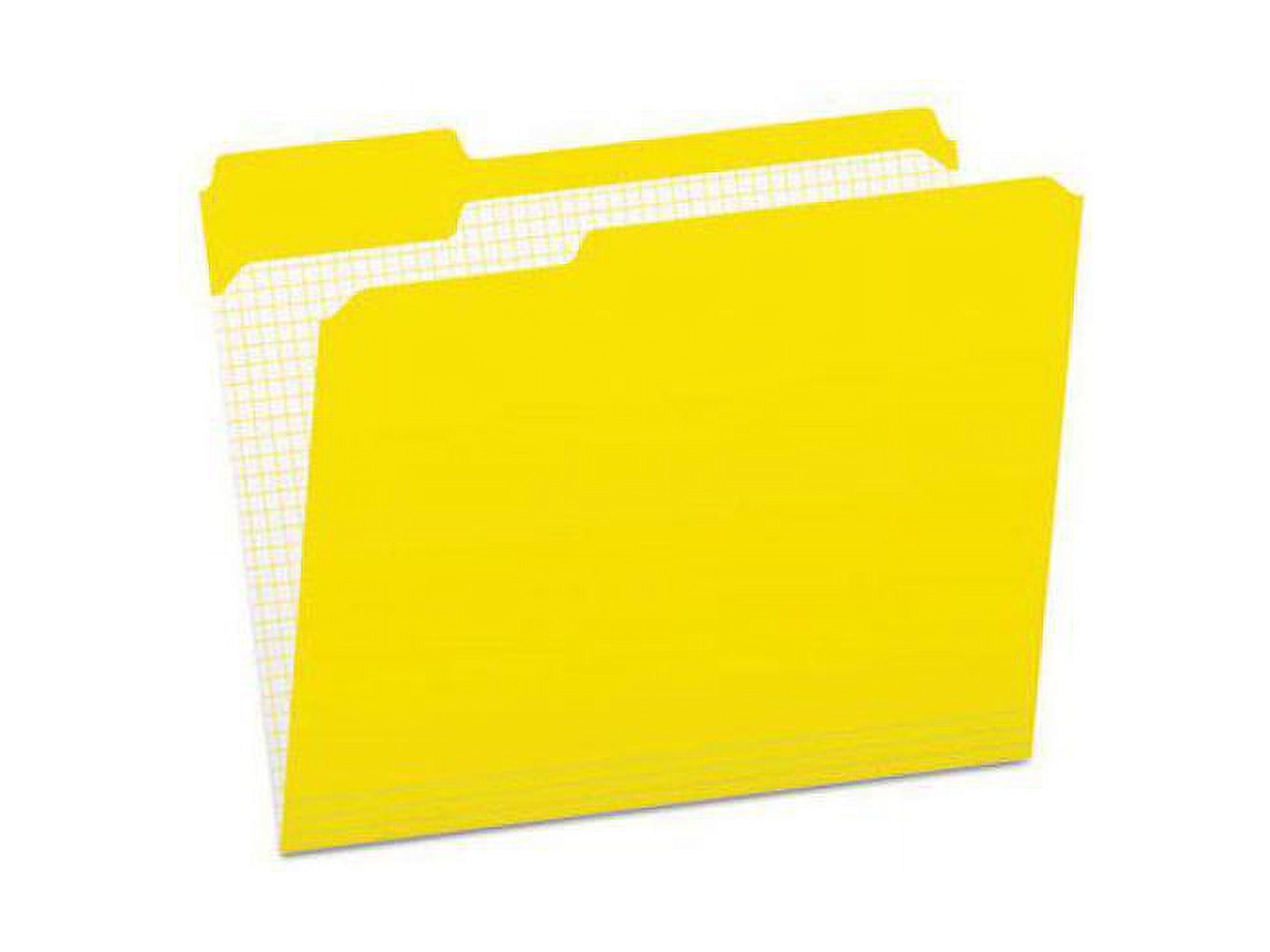 Pendaflex Reinforced Top Tab File Folders 1/3 Cut Letter Yellow 100/Box R15213YEL