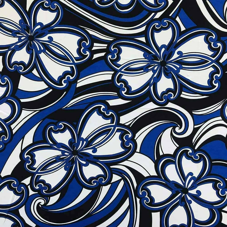 Printed stretch 2024 jersey fabric