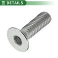 thumbnail image 6 of Unique Bargains Universal Car Modification M6 Gasket Bolt License Plate Frame Screw M6x1.0 Aluminium Alloy Gold Tone 1 Set, 6 of 6