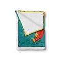 thumbnail image 2 of Fishing Soft Flannel Fleece Throw Blanket, Colorful Caricature Cartoon Fish and Fisherman with Rot Nature Themed Print, Cozy Plush for Indoor and Outdoor Use, 50" x 70", Multicolor, by Ambesonne, 2 of 5