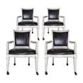 thumbnail image 5 of Hathaway Montecito Dining and Poker Table Set, 48-in W x 30-in H, Driftwood Finish, 5 of 7