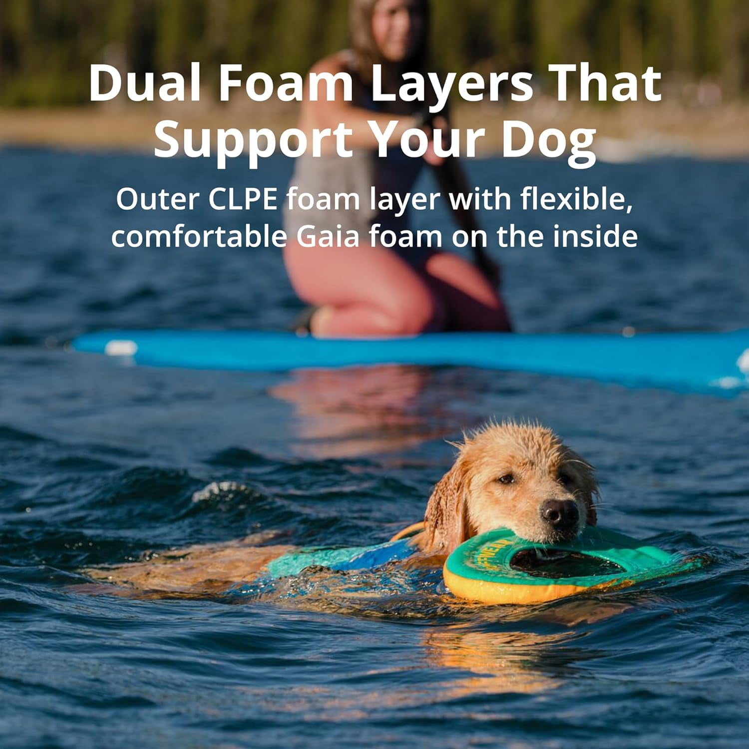 Float Coat Dog Life Jacket, Premium Buoyancy Swim Vest with Lift Handle, Secure Fit & Reflective Trim, Adjustable Flotation for Swimming, Boating, & Outdoor Adventures, Wave Orange, Medium
