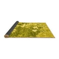 thumbnail image 2 of Ahgly Company Indoor Square Abstract Yellow Modern Area Rugs, 4' Square, 2 of 4