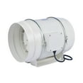 thumbnail image 1 of 8 Inch Inline Booster Fan Plastic Ventilation Pipe Exhaust Ceiling Fan Mixed Flow Inline Duct Fan Turbo Fan 200mm ,Fast Wind Speed, 1 of 6