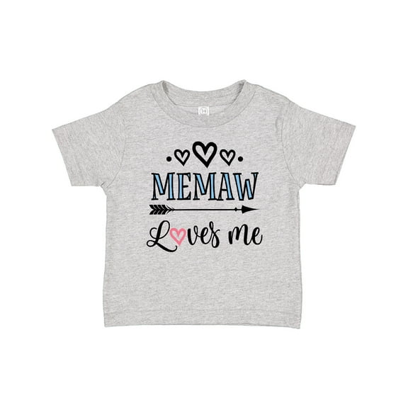 Inktastic Memaw Grandma Loves Me Girls Baby T-Shirt
