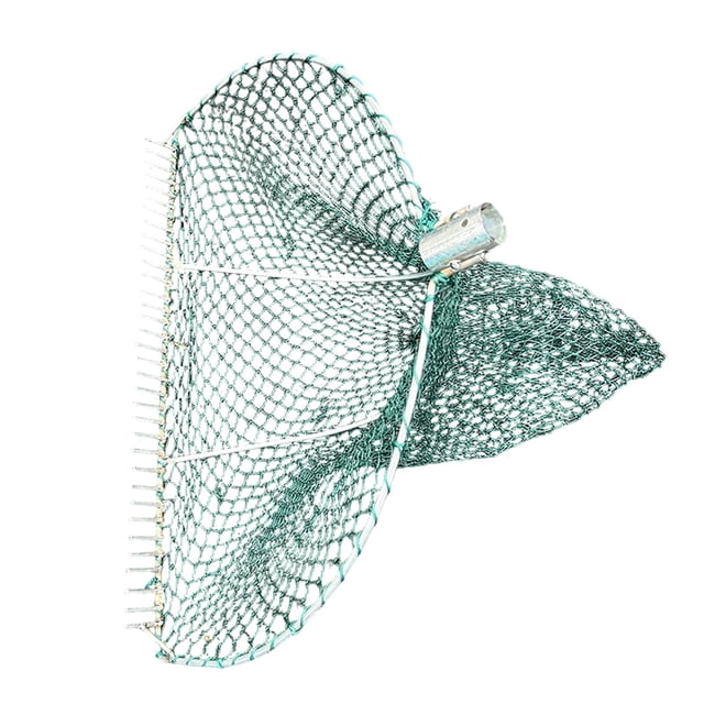davian Rake with Mesh Net Outdoor Digging Tool Thickened Metal Rake Portable Mesh Net for Stream River Garden Suitable for Camping Fishing Hik 60cm Wide