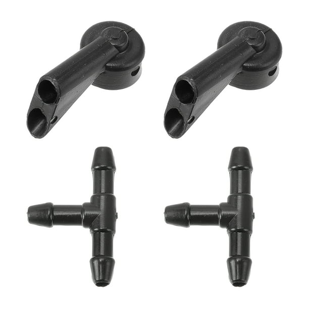 Kit de Boquillas de Limpiaparabrisas Unique Bargains para Audi A3 2013-2020 Boquillas de Rociado de Limpiaparabrisas Chorro de Limpiaparabrisas No. 8V3955985 2 Conectores de Manguera en T