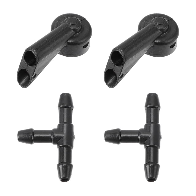 Kit de Boquillas de Limpiaparabrisas Unique Bargains para Audi A3 2013-2020 Boquillas de Rociado de Limpiaparabrisas Chorro de Limpiaparabrisas No. 8V3955985 2 Conectores de Manguera en T