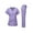 Lavender, variant on Dagacci Medical Uniform Women's Scrubs Set Stretch Ultra Soft Contrast pocket (Lavender, X-Large)