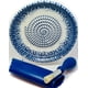 thumbnail image 5 of BonCera Juego de ralladores de ajo de cerámica todo en uno, 4 piezas, diseño esmaltado, plato rallador con pelador de ajos, soporte de exhibición para cepillo de recolección, también ralla cúrcuma, je, 5 of 5