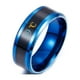 thumbnail image 1 of Anillos para mujer, regalos para mujer, moda, nuevo anillo de cobre con visualización de temperatura inteligente física y estado de ánimo para parejas., 1 of 2