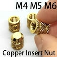 thumbnail image 2 of Brass Heat Set Insert Nuts Injection Molding Hot Melt Embedded Threaded Insertion Copper Nut For Plastic 3d Printing, 2 of 6